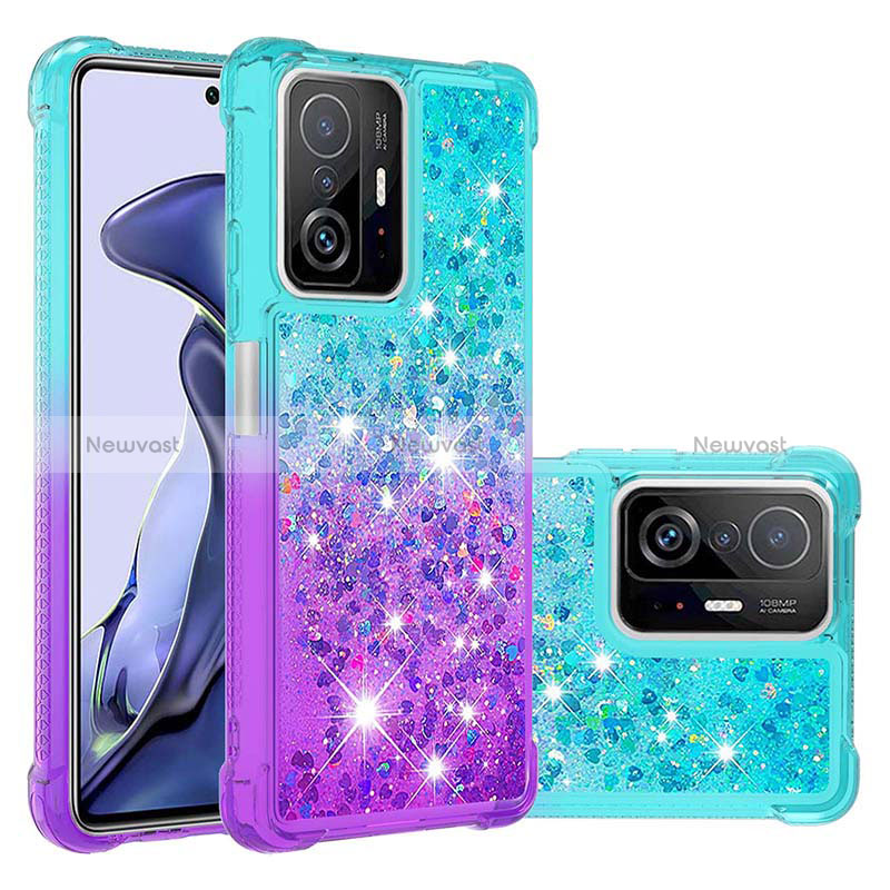 Silicone Candy Rubber TPU Bling-Bling Soft Case Cover S02 for Xiaomi Mi 11T Pro 5G