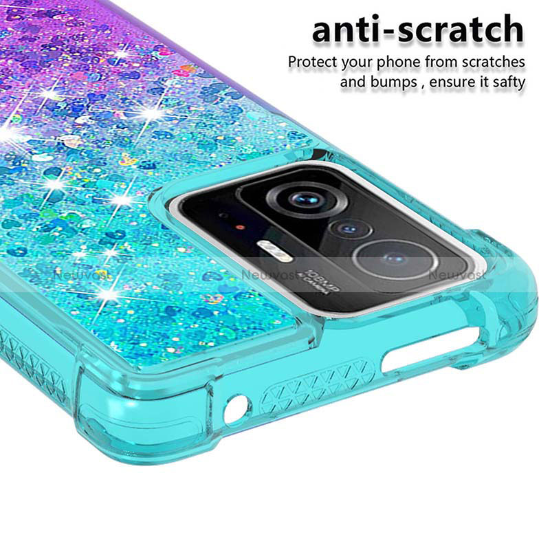 Silicone Candy Rubber TPU Bling-Bling Soft Case Cover S02 for Xiaomi Mi 11T Pro 5G