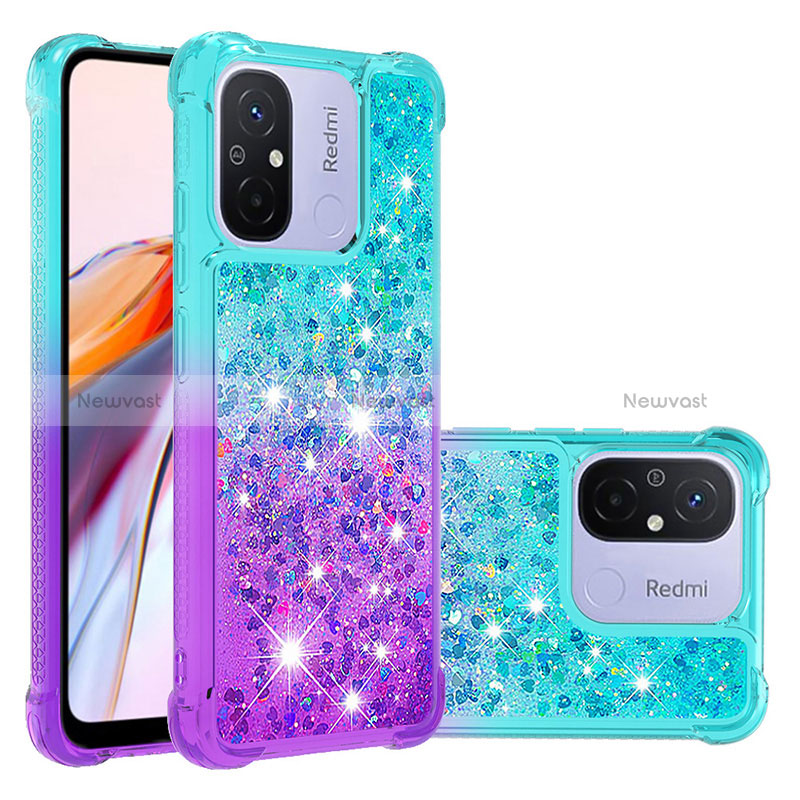 Silicone Candy Rubber TPU Bling-Bling Soft Case Cover S02 for Xiaomi Poco C55