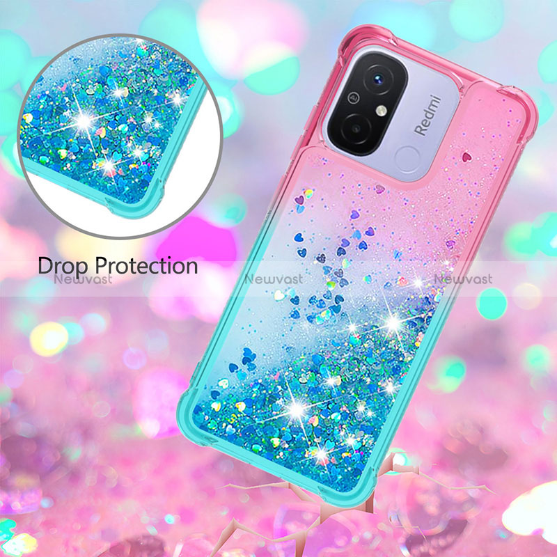 Silicone Candy Rubber TPU Bling-Bling Soft Case Cover S02 for Xiaomi Redmi 12C 4G