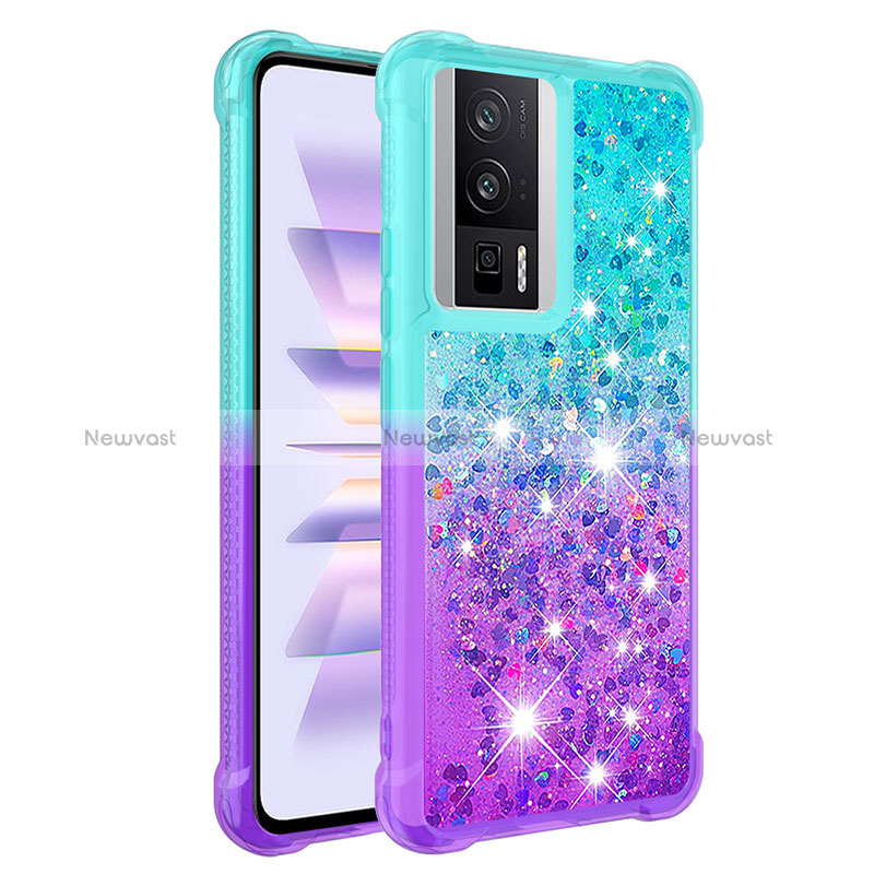 Silicone Candy Rubber TPU Bling-Bling Soft Case Cover S02 for Xiaomi Redmi K60 5G