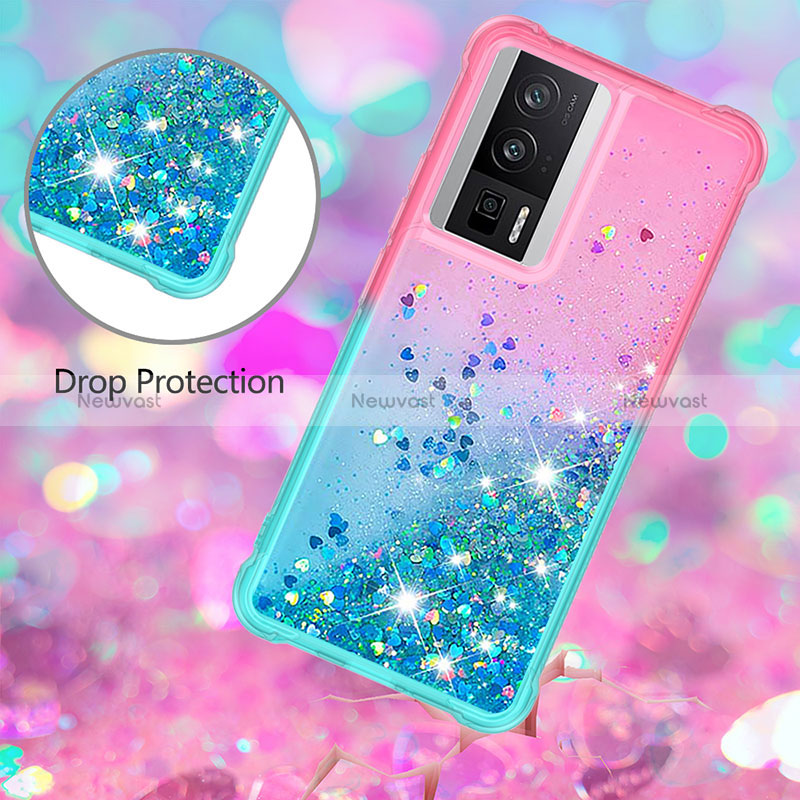 Silicone Candy Rubber TPU Bling-Bling Soft Case Cover S02 for Xiaomi Redmi K60 5G