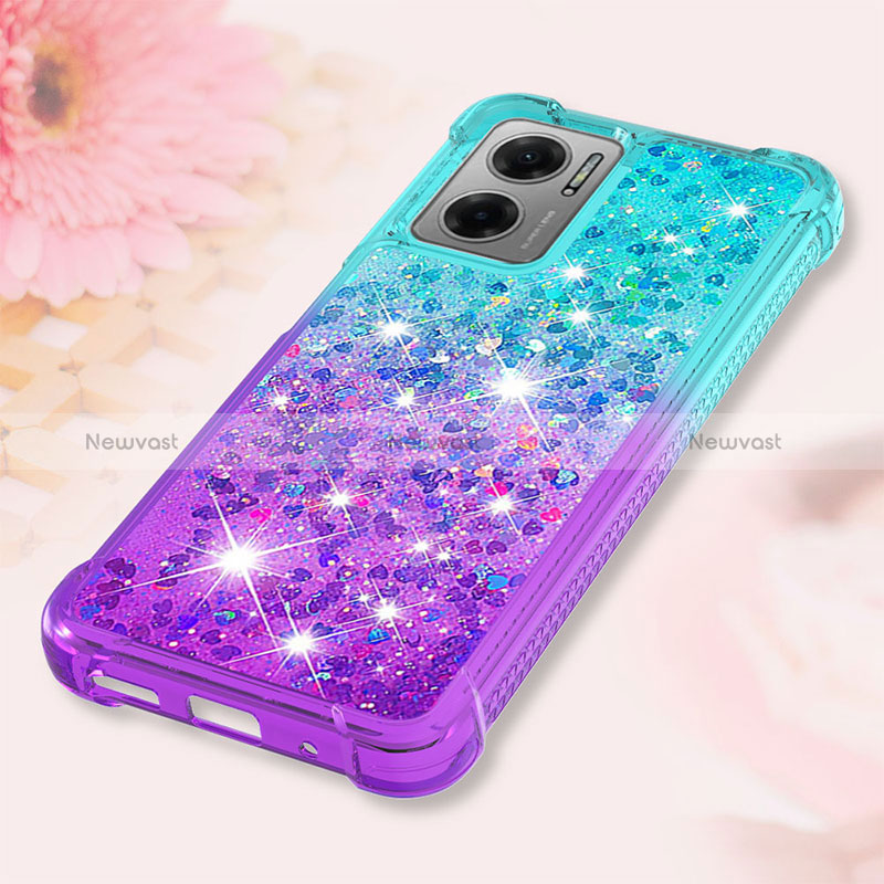 Silicone Candy Rubber TPU Bling-Bling Soft Case Cover S02 for Xiaomi Redmi Note 11E 5G