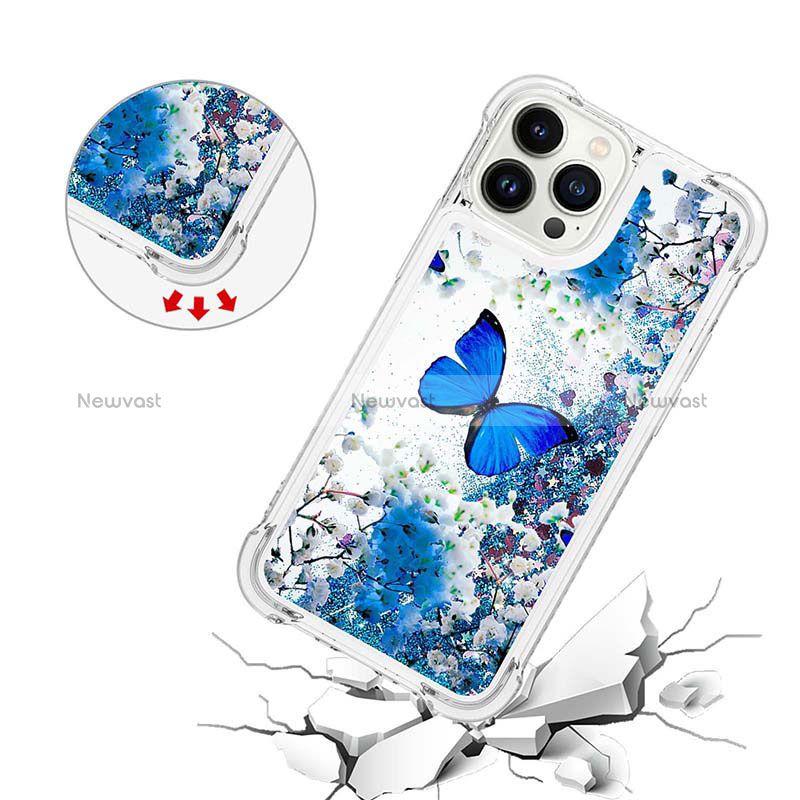 Silicone Candy Rubber TPU Bling-Bling Soft Case Cover S03 for Apple iPhone 14 Pro