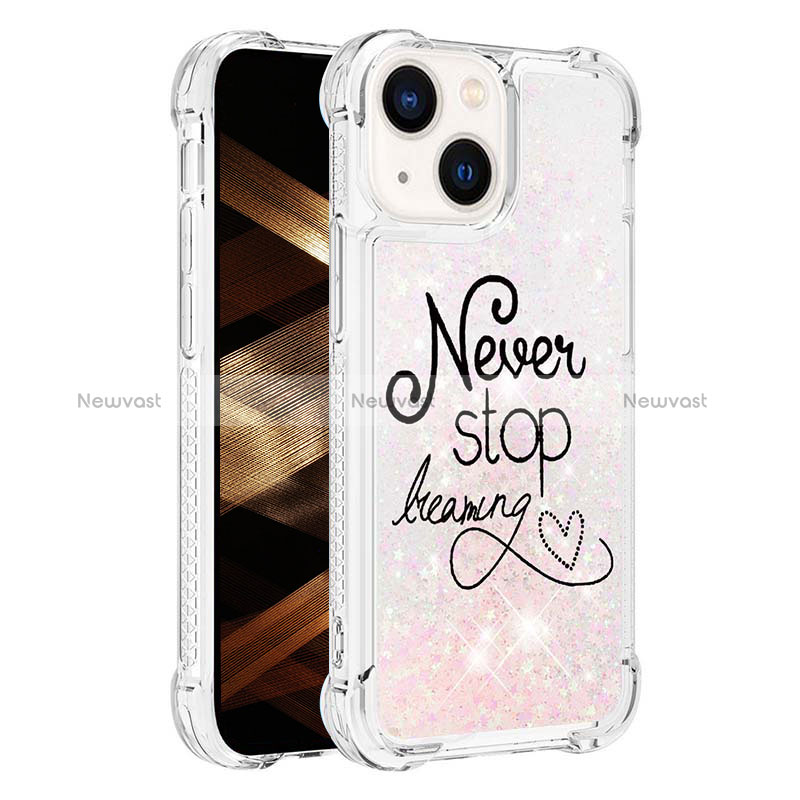 Silicone Candy Rubber TPU Bling-Bling Soft Case Cover S03 for Apple iPhone 15