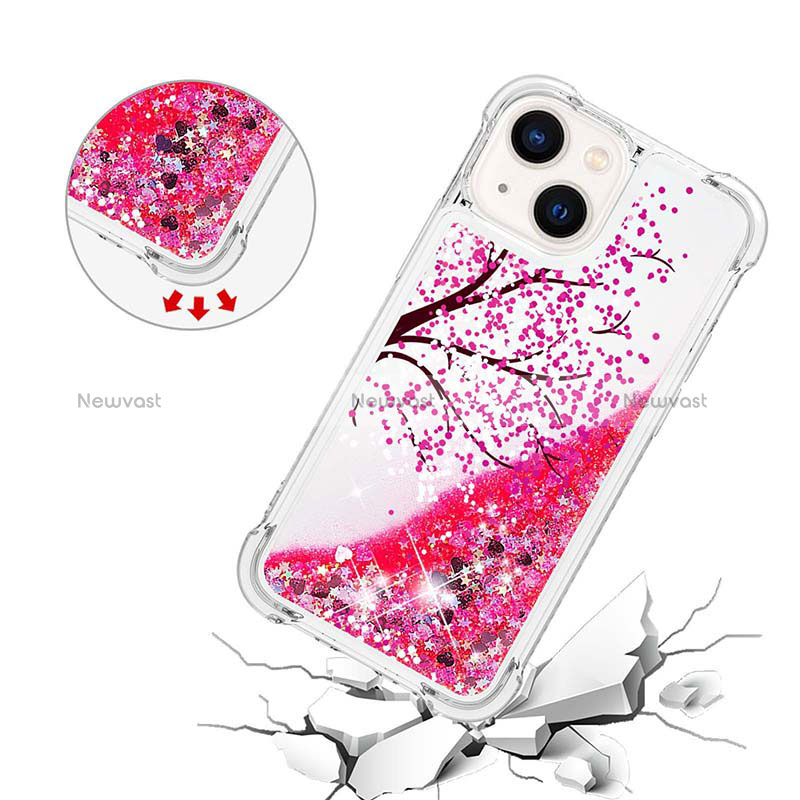 Silicone Candy Rubber TPU Bling-Bling Soft Case Cover S03 for Apple iPhone 15 Plus