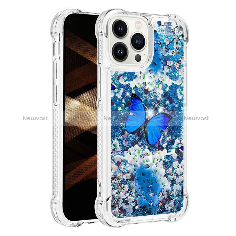 Silicone Candy Rubber TPU Bling-Bling Soft Case Cover S03 for Apple iPhone 15 Pro