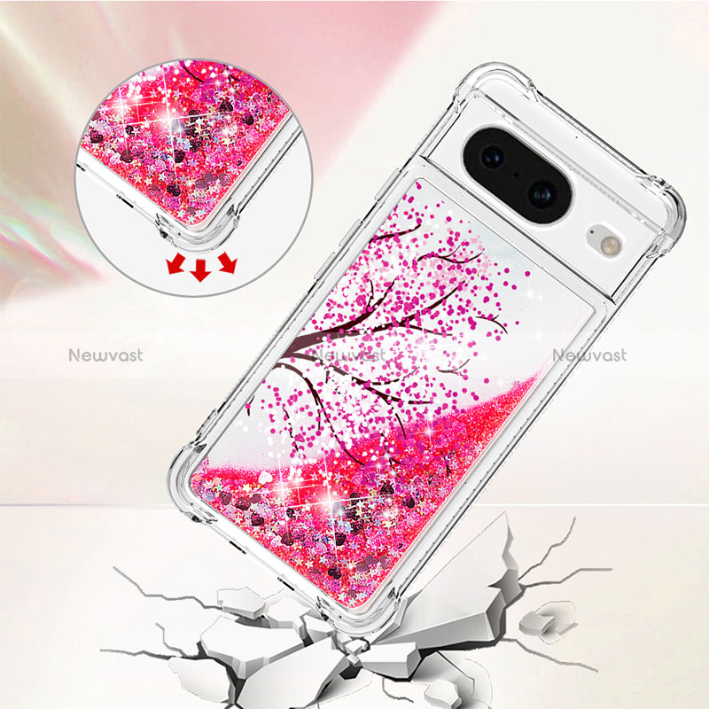 Silicone Candy Rubber TPU Bling-Bling Soft Case Cover S03 for Google Pixel 8 5G