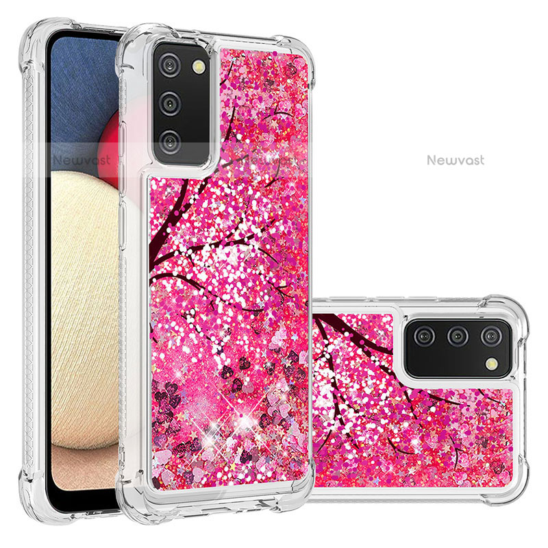 Silicone Candy Rubber TPU Bling-Bling Soft Case Cover S03 for Samsung Galaxy A02s
