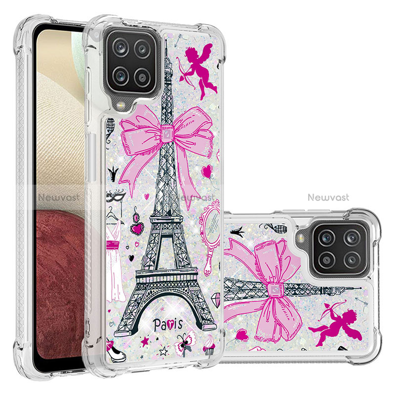 Silicone Candy Rubber TPU Bling-Bling Soft Case Cover S03 for Samsung Galaxy A12 5G