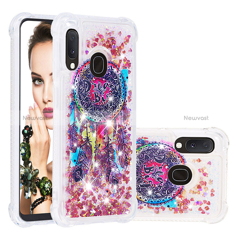 Silicone Candy Rubber TPU Bling-Bling Soft Case Cover S03 for Samsung Galaxy A20e Mixed