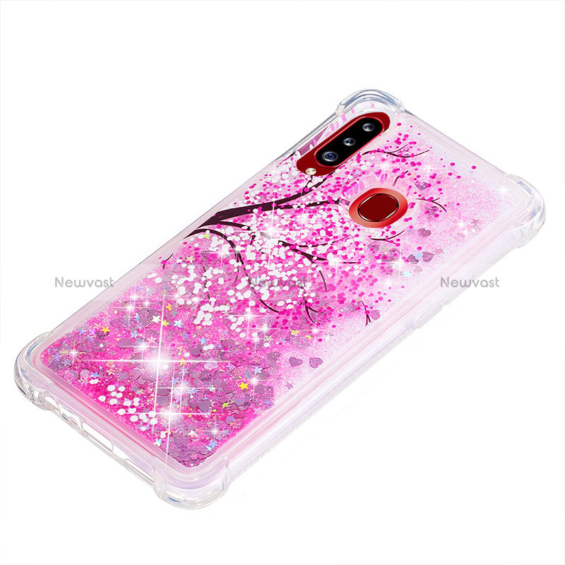 Silicone Candy Rubber TPU Bling-Bling Soft Case Cover S03 for Samsung Galaxy A20s