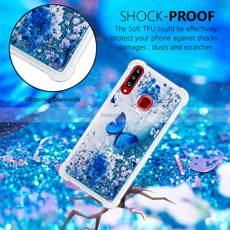 Silicone Candy Rubber TPU Bling-Bling Soft Case Cover S03 for Samsung Galaxy A20s