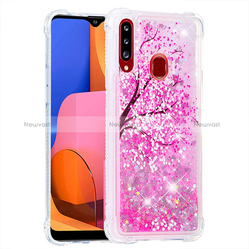 Silicone Candy Rubber TPU Bling-Bling Soft Case Cover S03 for Samsung Galaxy A20s