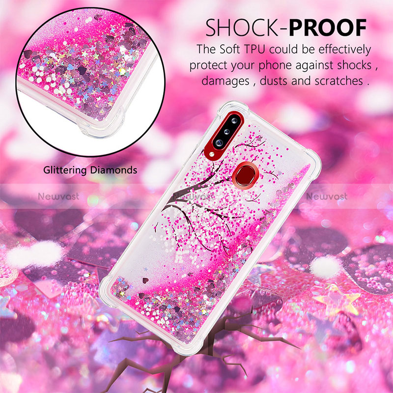 Silicone Candy Rubber TPU Bling-Bling Soft Case Cover S03 for Samsung Galaxy A20s