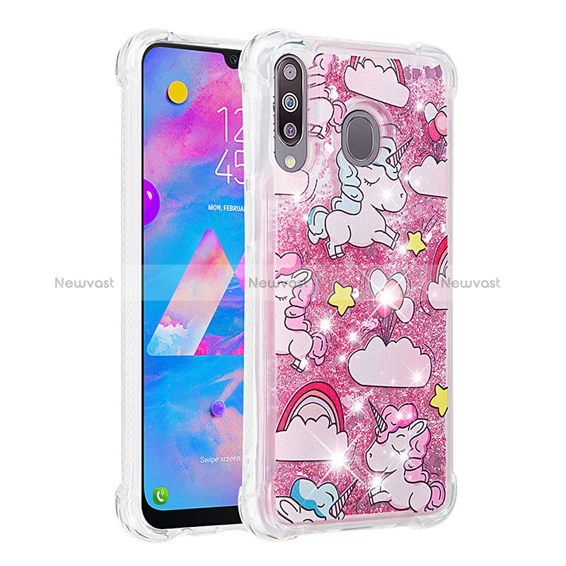 Silicone Candy Rubber TPU Bling-Bling Soft Case Cover S03 for Samsung Galaxy A40s