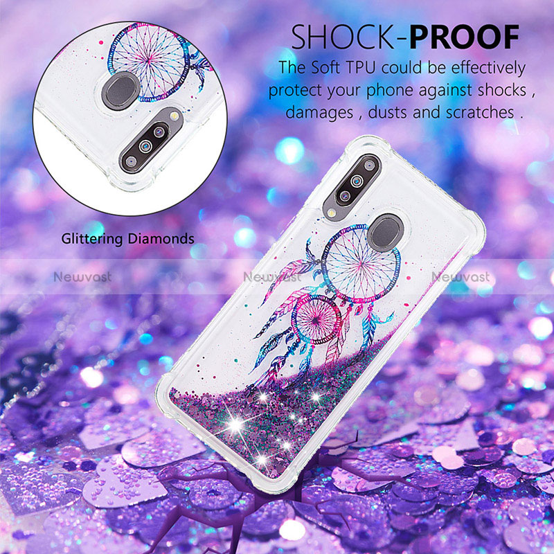 Silicone Candy Rubber TPU Bling-Bling Soft Case Cover S03 for Samsung Galaxy A40s