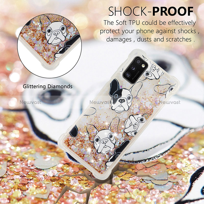 Silicone Candy Rubber TPU Bling-Bling Soft Case Cover S03 for Samsung Galaxy A41