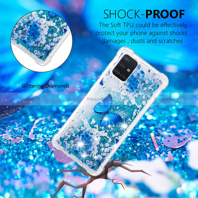 Silicone Candy Rubber TPU Bling-Bling Soft Case Cover S03 for Samsung Galaxy A51 5G