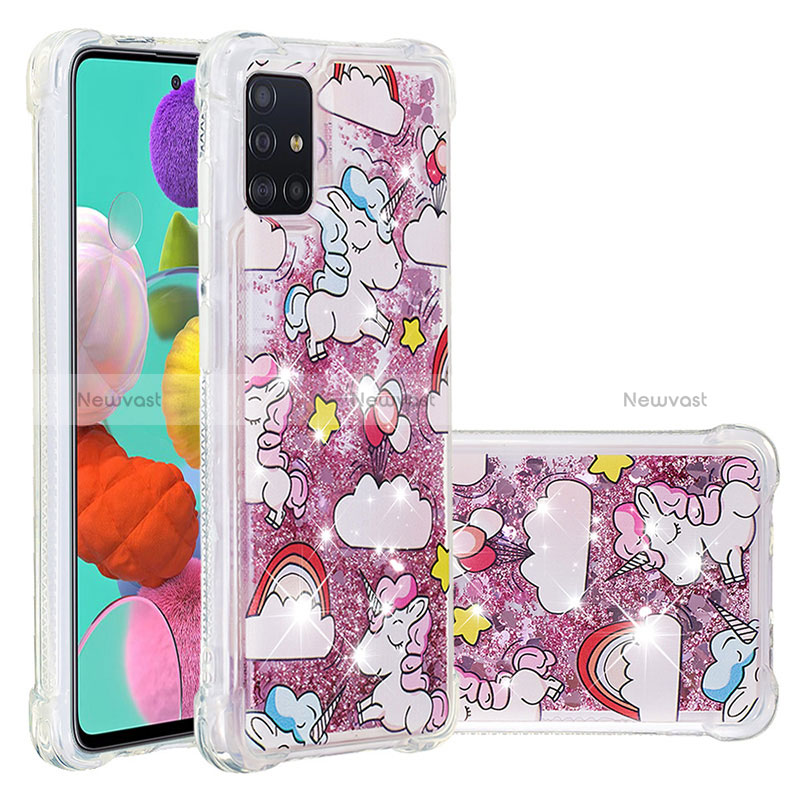 Silicone Candy Rubber TPU Bling-Bling Soft Case Cover S03 for Samsung Galaxy A51 5G