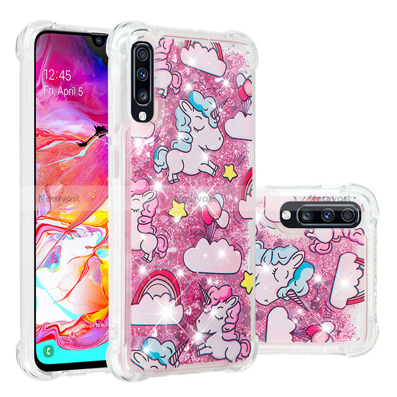 Silicone Candy Rubber TPU Bling-Bling Soft Case Cover S03 for Samsung Galaxy A70