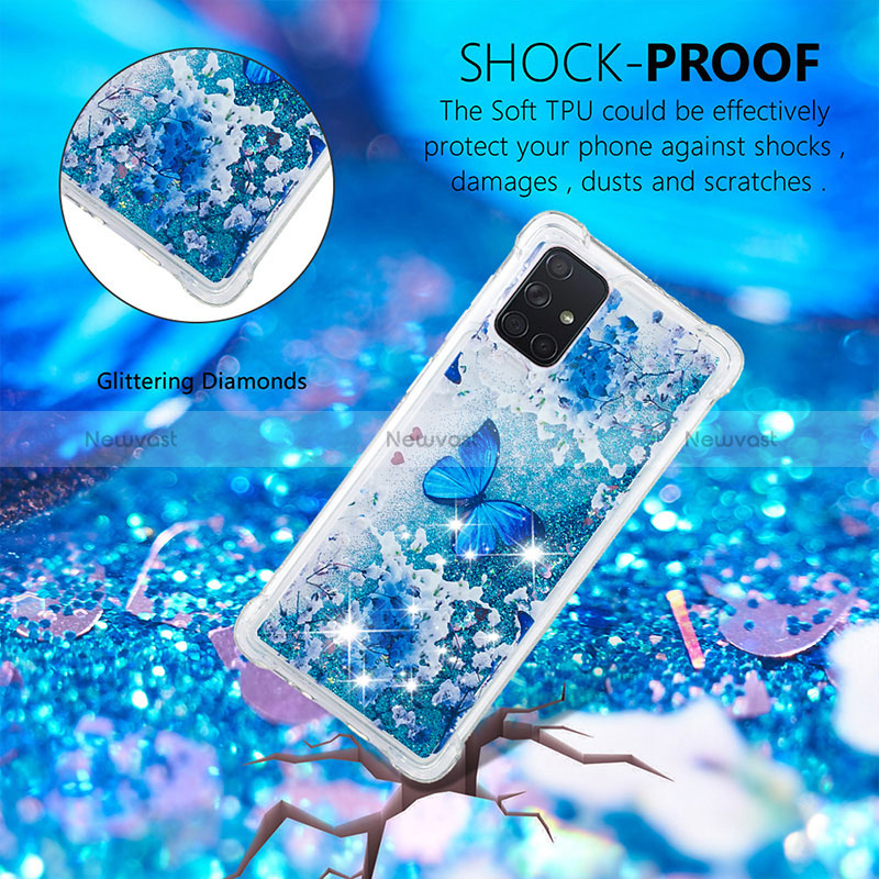 Silicone Candy Rubber TPU Bling-Bling Soft Case Cover S03 for Samsung Galaxy A71 5G