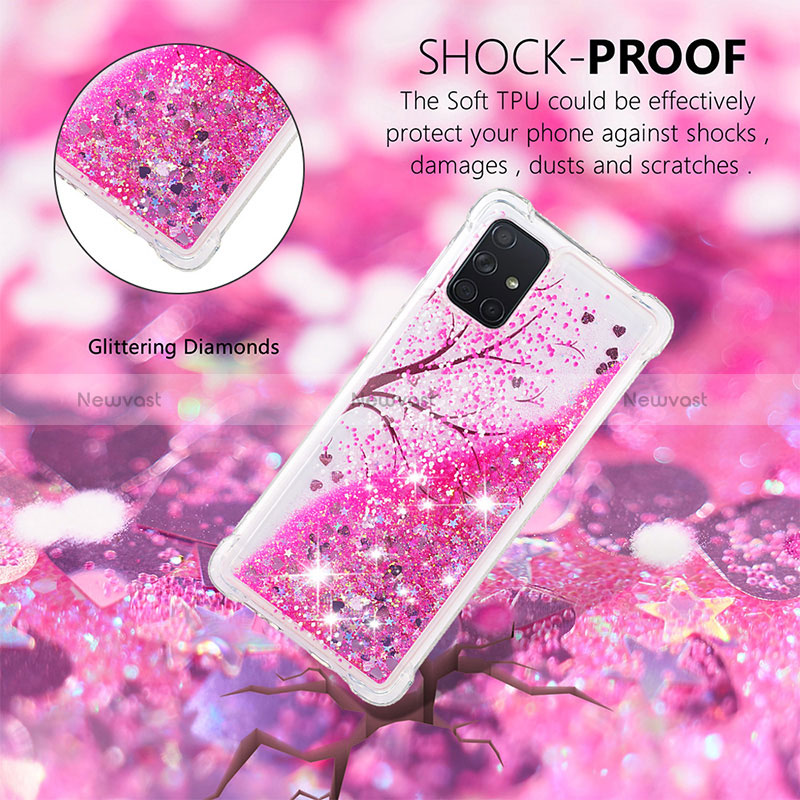 Silicone Candy Rubber TPU Bling-Bling Soft Case Cover S03 for Samsung Galaxy A71 5G