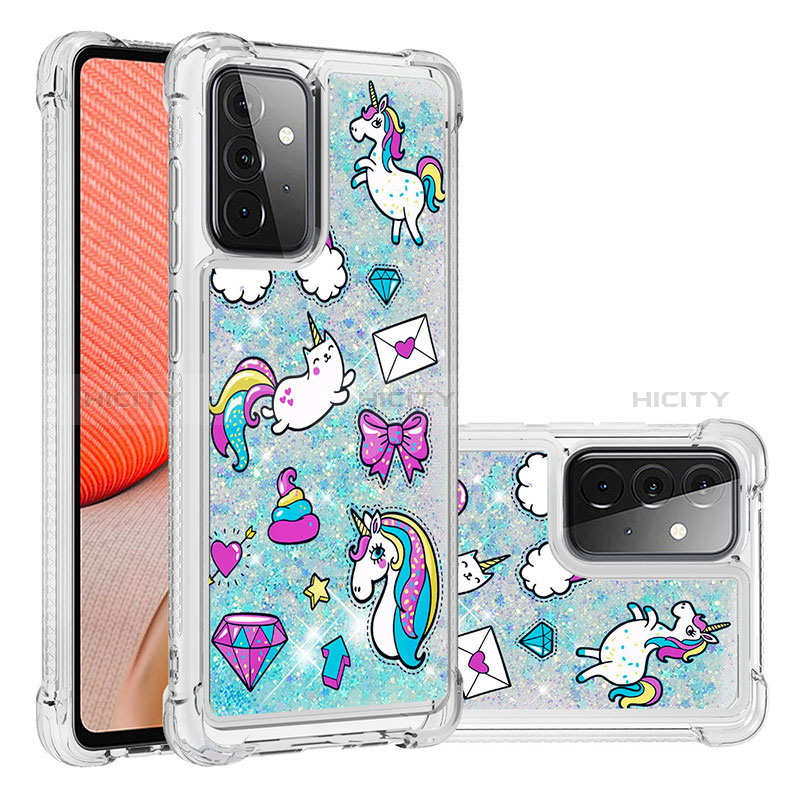 Silicone Candy Rubber TPU Bling-Bling Soft Case Cover S03 for Samsung Galaxy A72 5G