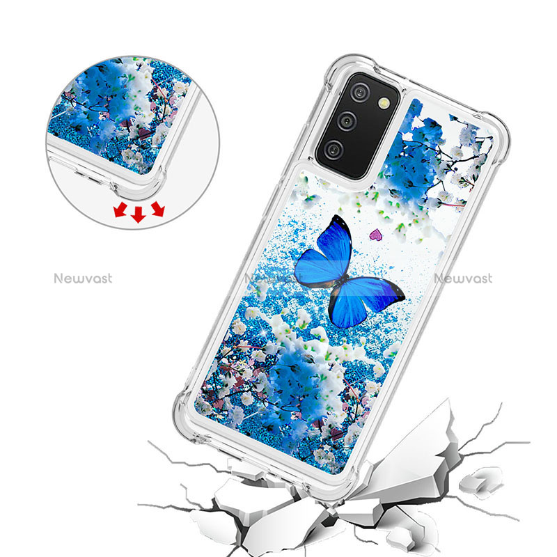 Silicone Candy Rubber TPU Bling-Bling Soft Case Cover S03 for Samsung Galaxy F02S SM-E025F