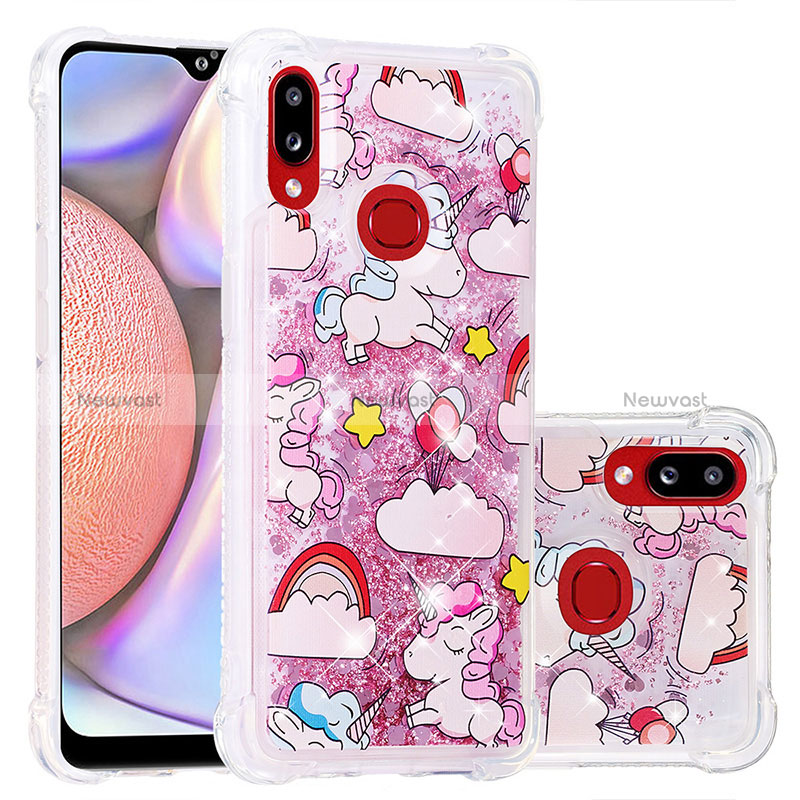 Silicone Candy Rubber TPU Bling-Bling Soft Case Cover S03 for Samsung Galaxy M01s