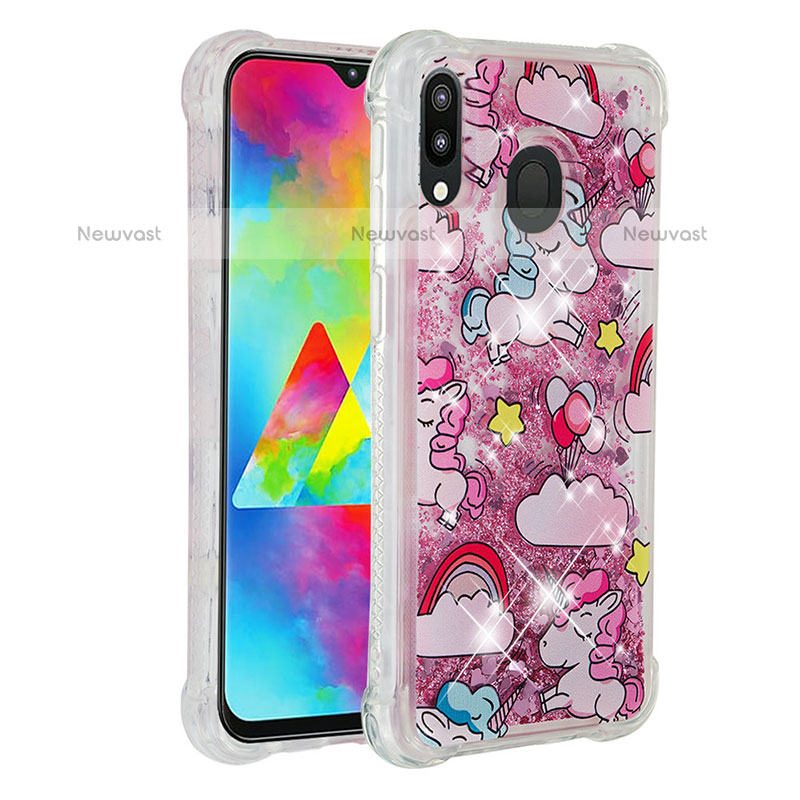 Silicone Candy Rubber TPU Bling-Bling Soft Case Cover S03 for Samsung Galaxy M20