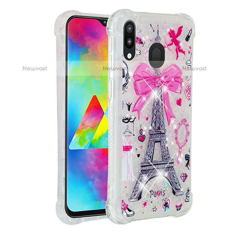 Silicone Candy Rubber TPU Bling-Bling Soft Case Cover S03 for Samsung Galaxy M20 Mixed