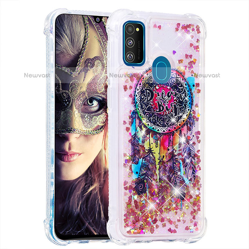 Silicone Candy Rubber TPU Bling-Bling Soft Case Cover S03 for Samsung Galaxy M21