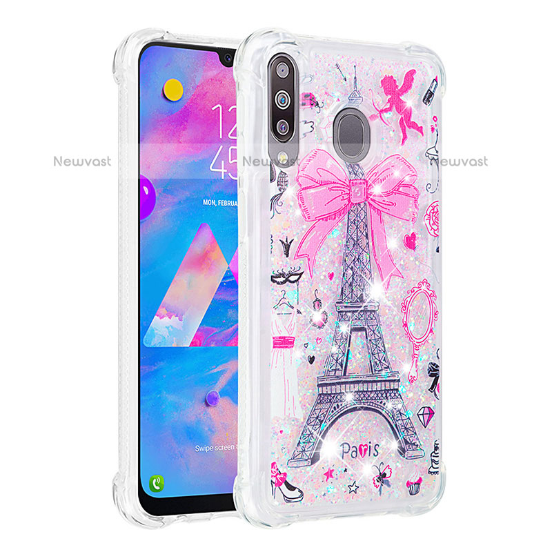 Silicone Candy Rubber TPU Bling-Bling Soft Case Cover S03 for Samsung Galaxy M30