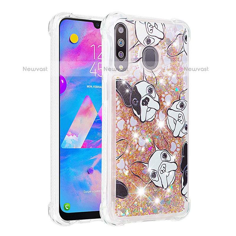 Silicone Candy Rubber TPU Bling-Bling Soft Case Cover S03 for Samsung Galaxy M30