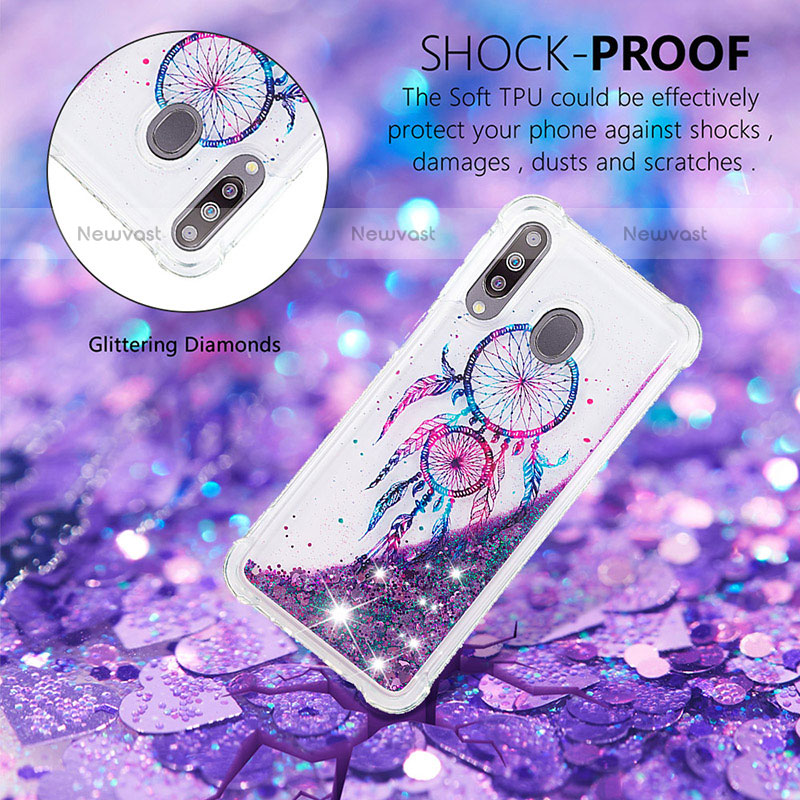 Silicone Candy Rubber TPU Bling-Bling Soft Case Cover S03 for Samsung Galaxy M30