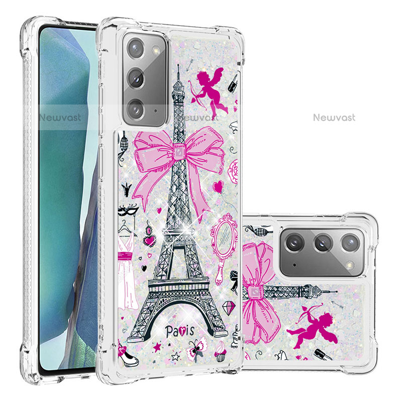 Silicone Candy Rubber TPU Bling-Bling Soft Case Cover S03 for Samsung Galaxy Note 20 5G