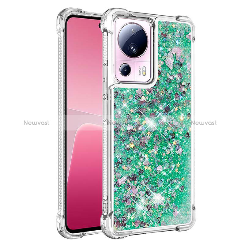 Silicone Candy Rubber TPU Bling-Bling Soft Case Cover S03 for Xiaomi Civi 2 5G Green