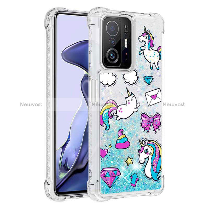 Silicone Candy Rubber TPU Bling-Bling Soft Case Cover S03 for Xiaomi Mi 11T Pro 5G