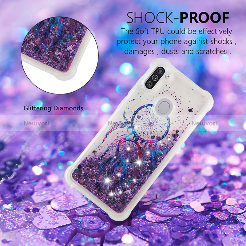 Silicone Candy Rubber TPU Bling-Bling Soft Case Cover S04 for Samsung Galaxy A11