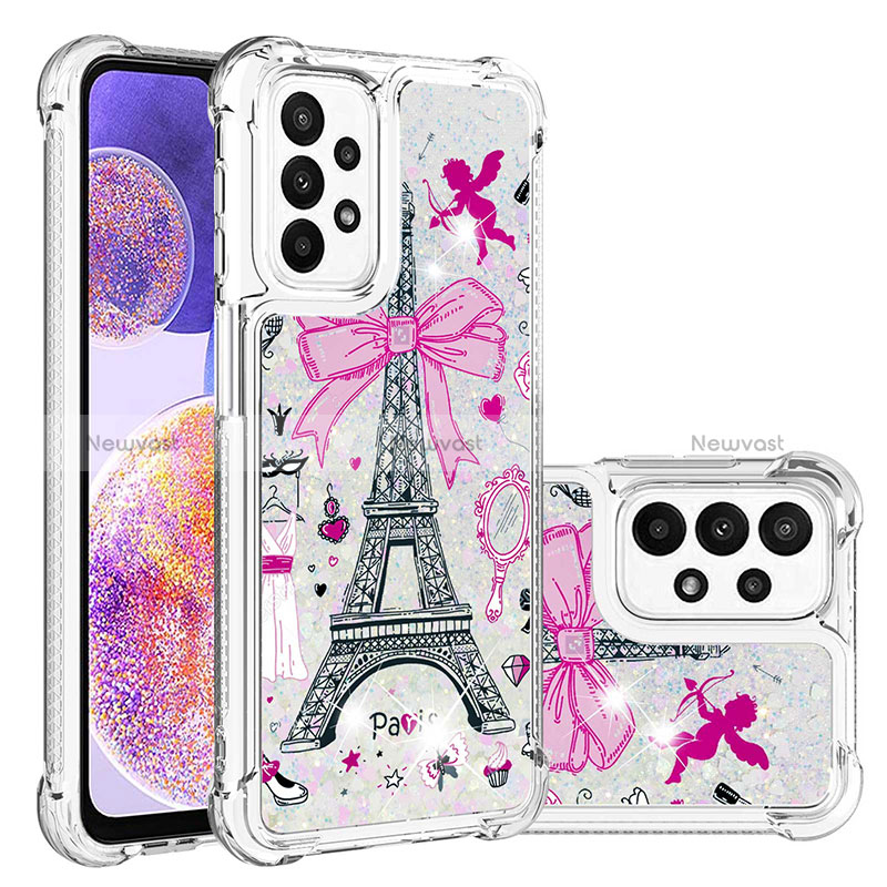 Silicone Candy Rubber TPU Bling-Bling Soft Case Cover S04 for Samsung Galaxy A23 4G