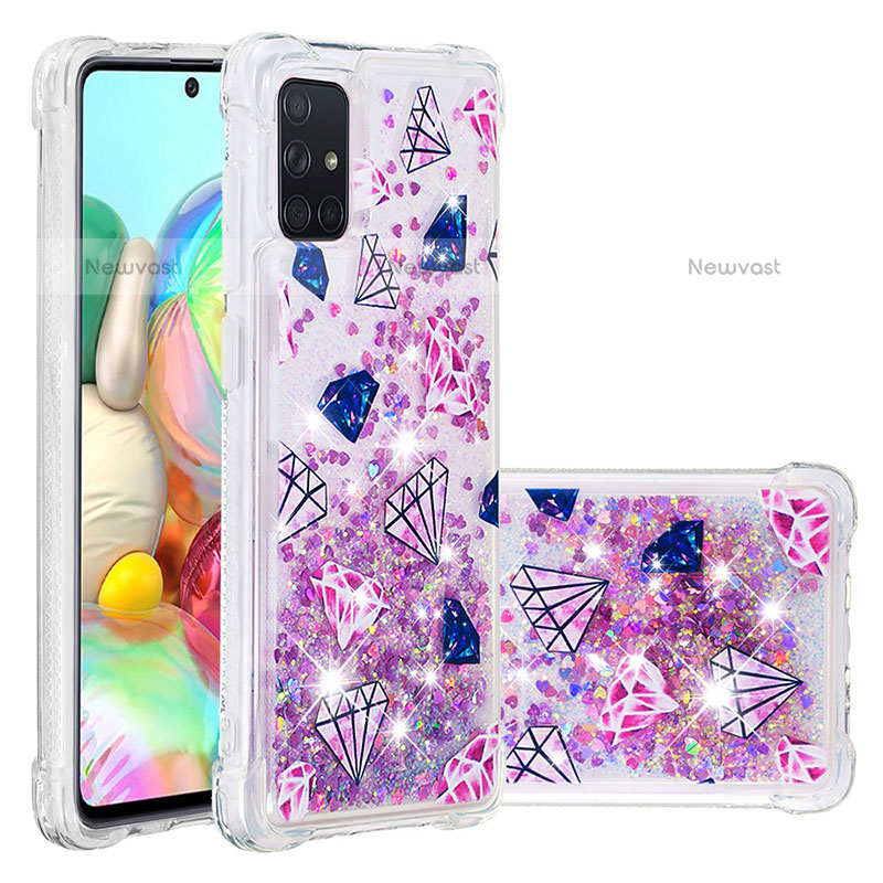 Silicone Candy Rubber TPU Bling-Bling Soft Case Cover S04 for Samsung Galaxy A71 4G A715