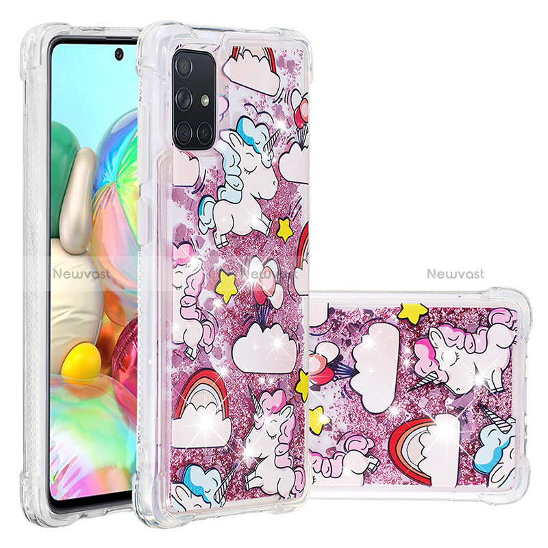 Silicone Candy Rubber TPU Bling-Bling Soft Case Cover S04 for Samsung Galaxy A71 5G