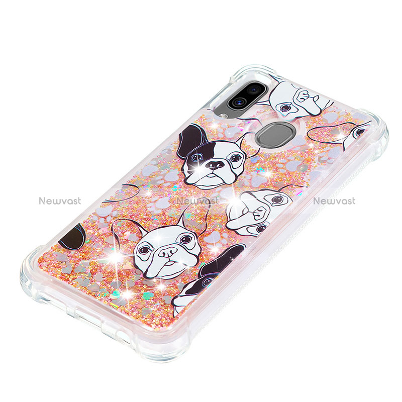 Silicone Candy Rubber TPU Bling-Bling Soft Case Cover S04 for Samsung Galaxy M10S