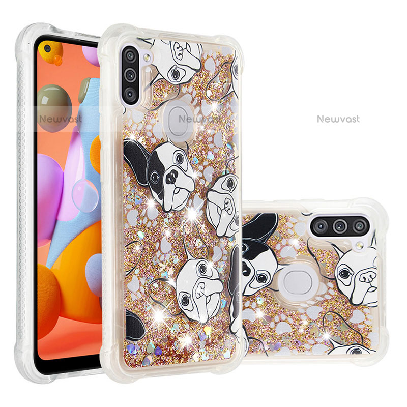 Silicone Candy Rubber TPU Bling-Bling Soft Case Cover S04 for Samsung Galaxy M11