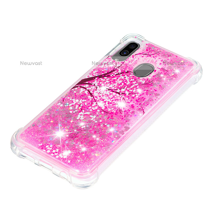 Silicone Candy Rubber TPU Bling-Bling Soft Case Cover S05 for Samsung Galaxy A20