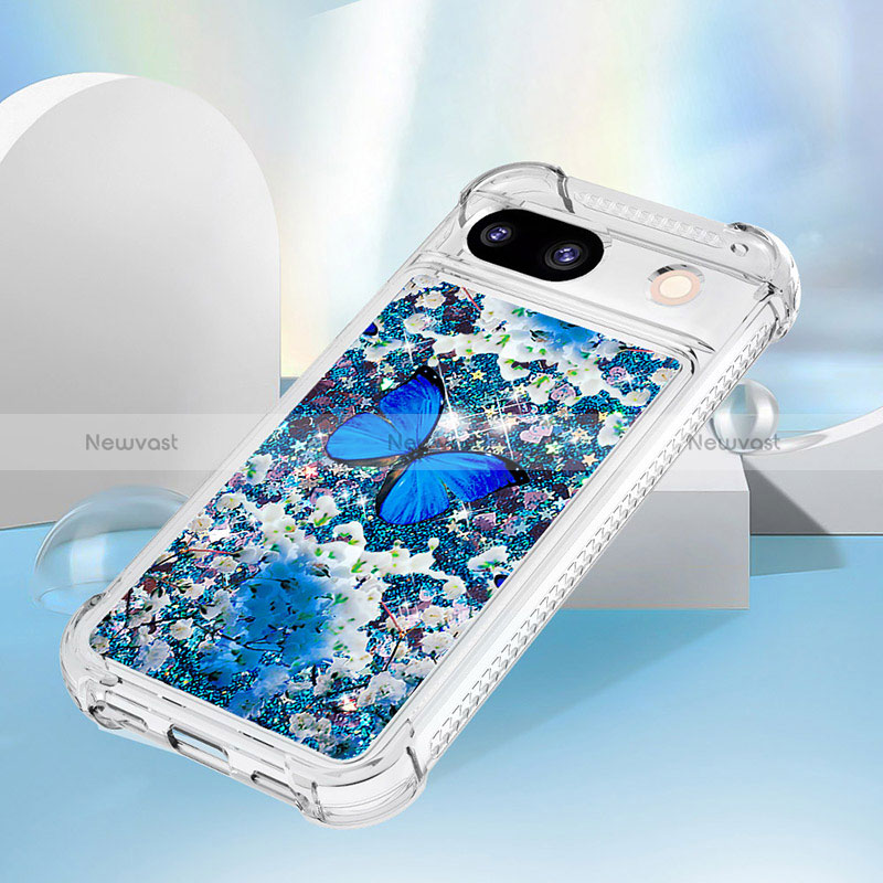 Silicone Candy Rubber TPU Bling-Bling Soft Case Cover YB1 for Google Pixel 8a 5G