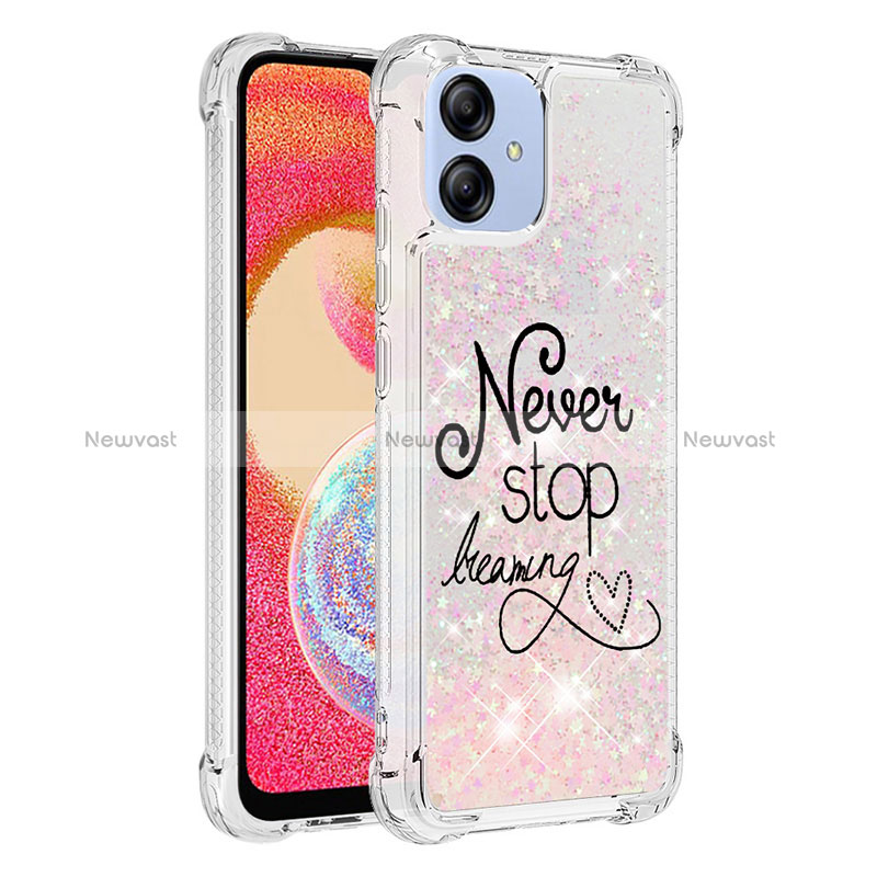 Silicone Candy Rubber TPU Bling-Bling Soft Case Cover YB1 for Samsung Galaxy A04 4G