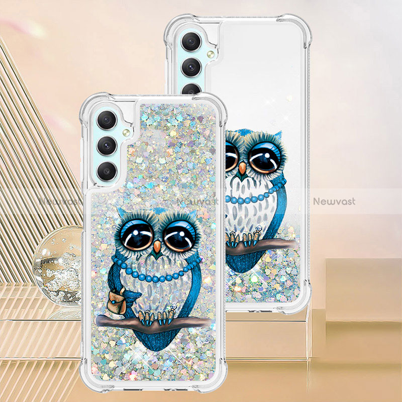 Silicone Candy Rubber TPU Bling-Bling Soft Case Cover YB1 for Samsung Galaxy A24 4G