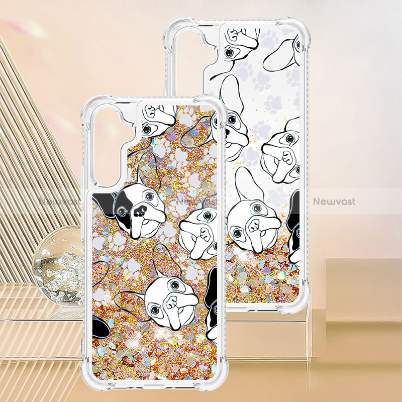 Silicone Candy Rubber TPU Bling-Bling Soft Case Cover YB1 for Samsung Galaxy A34 5G